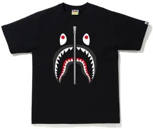 BAPE Classic "Front Shark" Tee Black