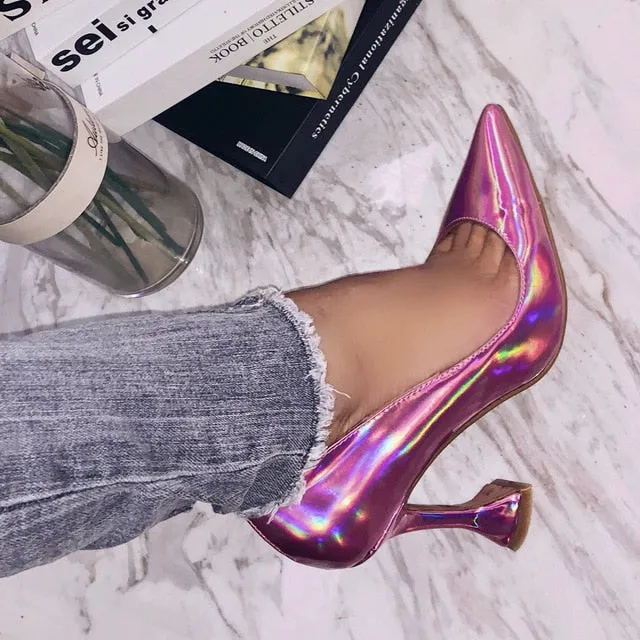 Basic Pumps Office Lady Business High Heel Shoes