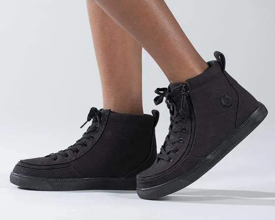 Billy Classic Kids Black High Top Adaptive Sneaker (EasyOn)