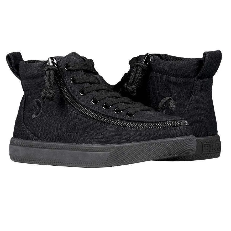 Billy Classic Kids Black High Top Adaptive Sneaker (EasyOn)