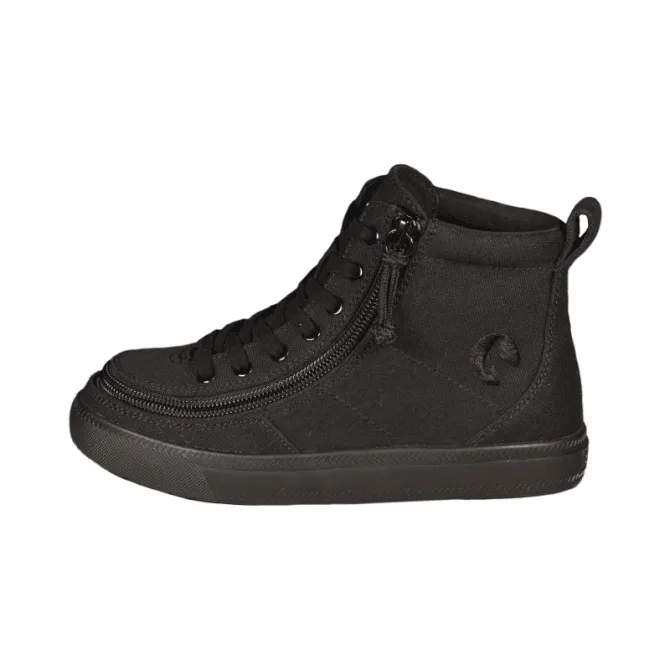 Billy Classic Kids Black High Top Adaptive Sneaker (EasyOn)