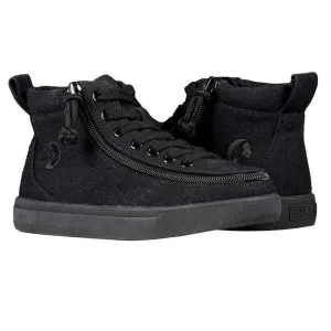 Billy Classic Kids Black High Top Adaptive Sneaker (EasyOn)