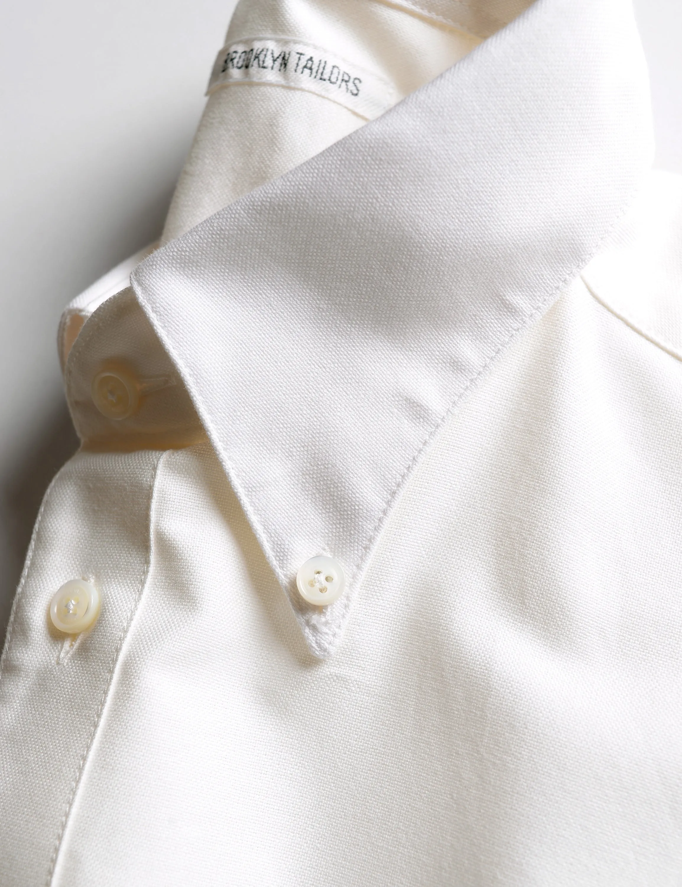 BKT14 Relaxed Shirt in Oxford - Natural White