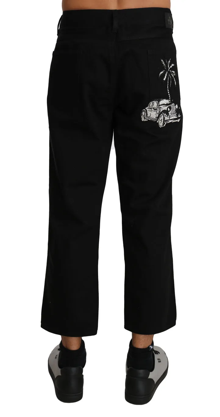 Black Denim CLASSIC Crown Cropped Jeans