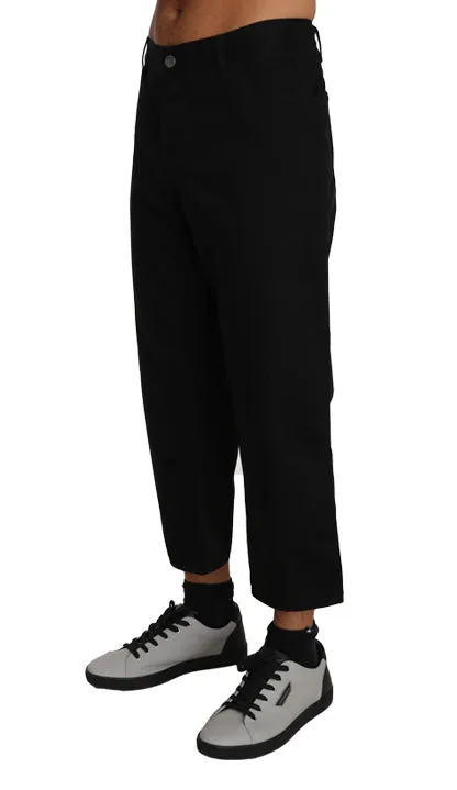 Black Denim CLASSIC Crown Cropped Jeans