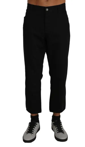 Black Denim CLASSIC Crown Cropped Jeans