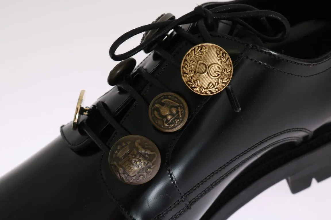 Black Leather Dress Formal Shoes