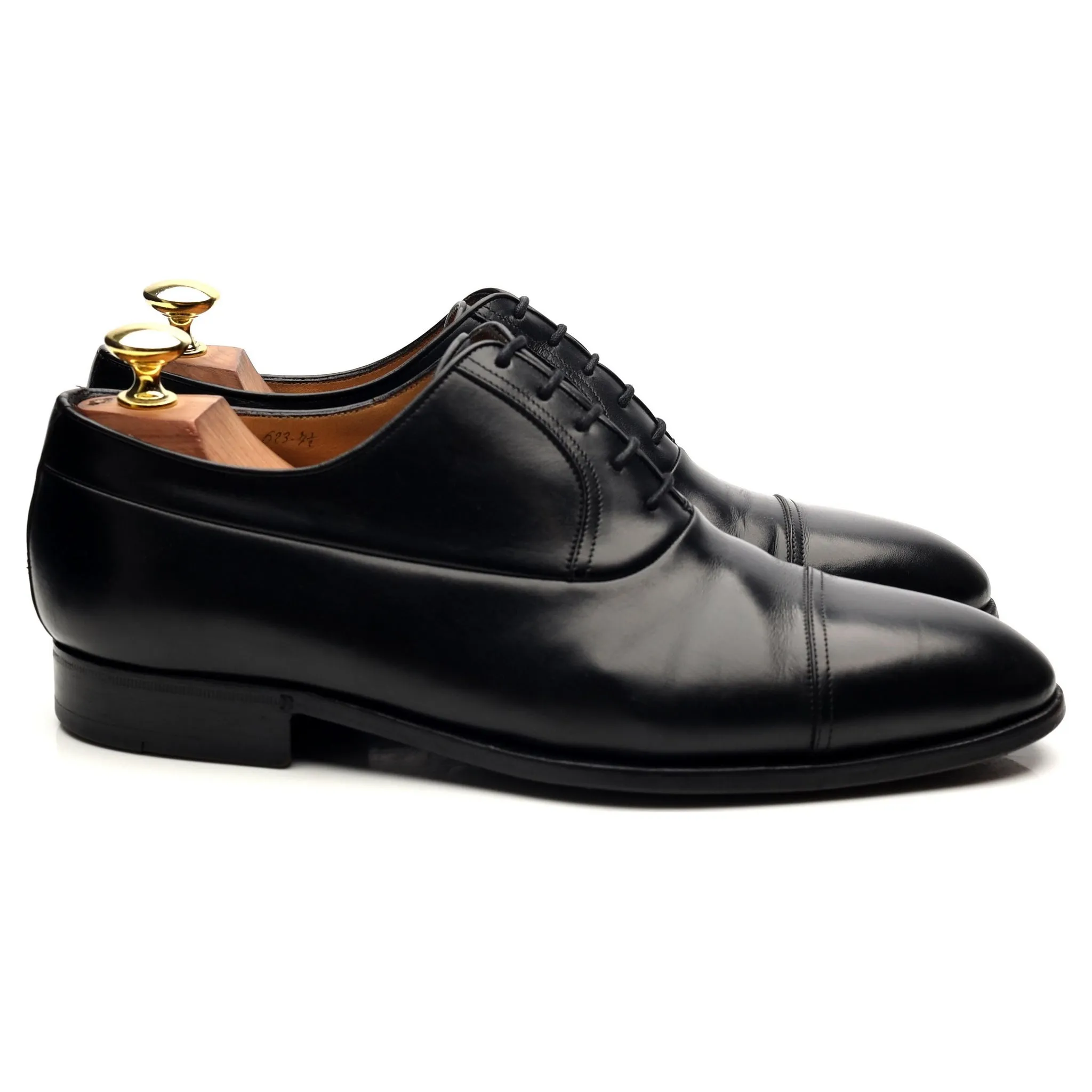 Black Leather Oxford UK 7.5