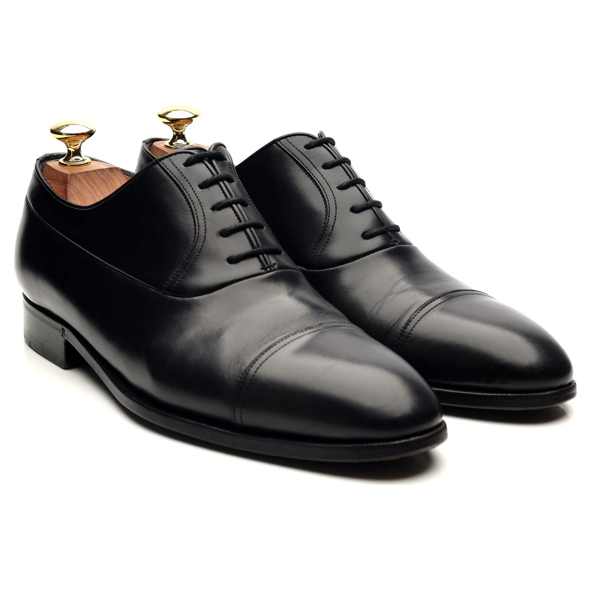 Black Leather Oxford UK 7.5