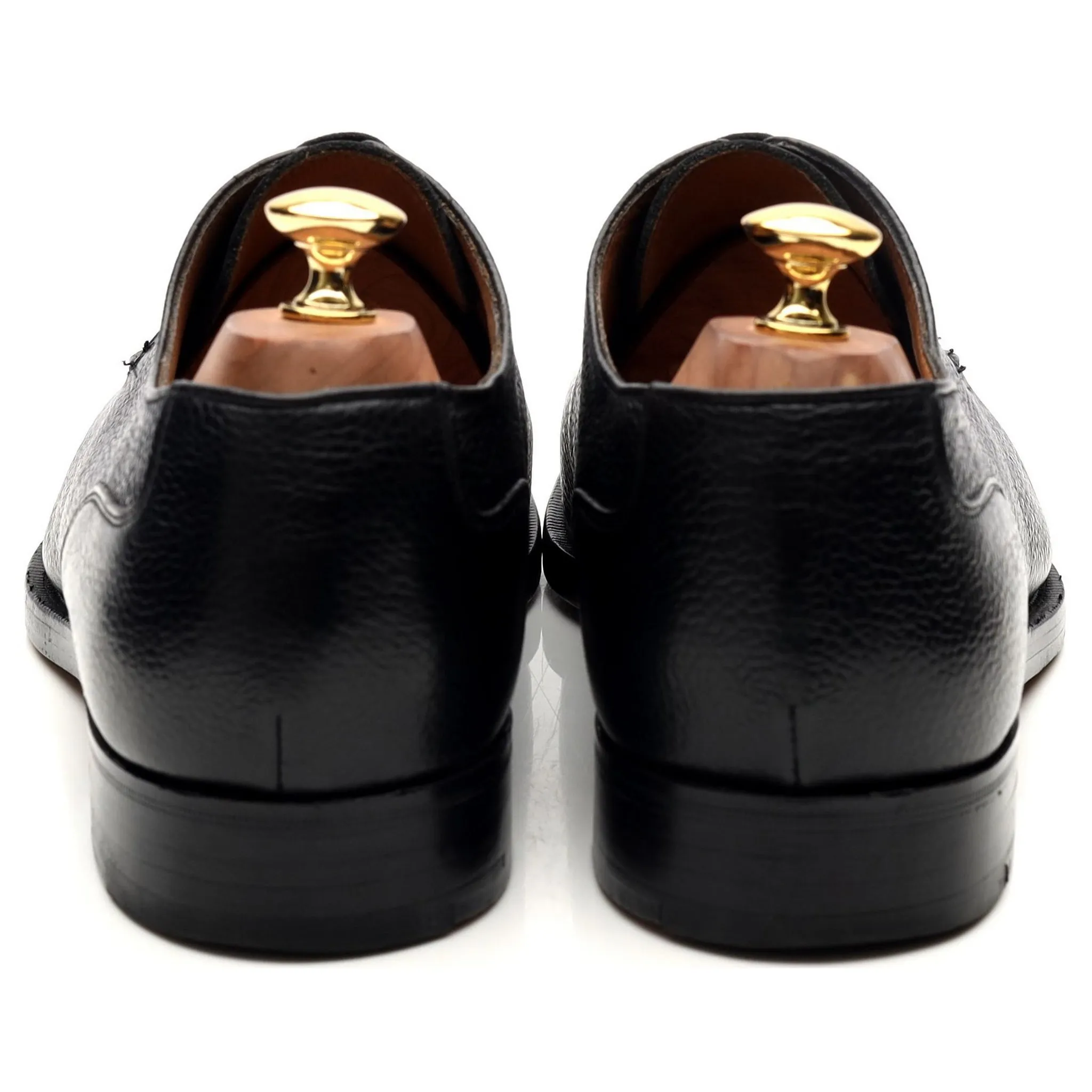 Black Leather Split Toe Derby UK 10.5 FX