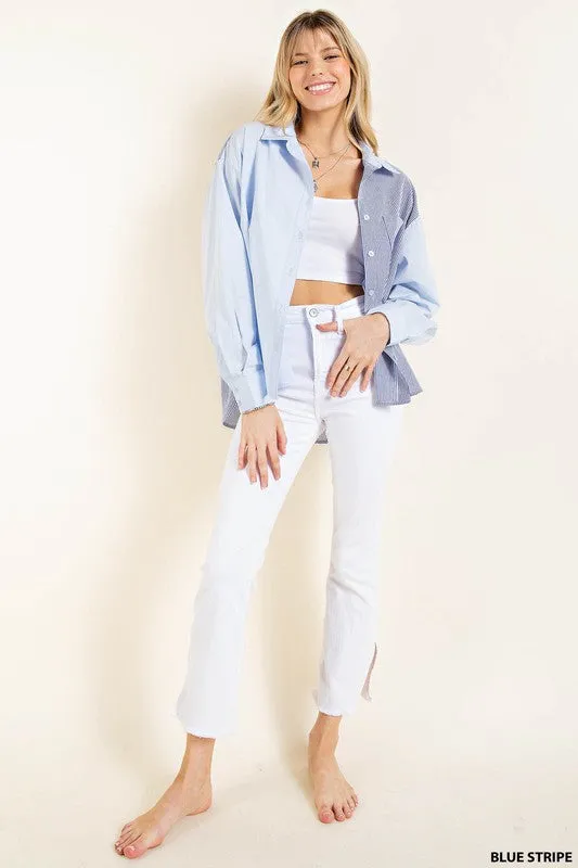 Blue Skies Oxford Blouse