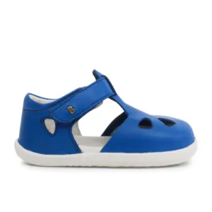 Bobux Step Up Zap Closed Toe Sandal Blueberry