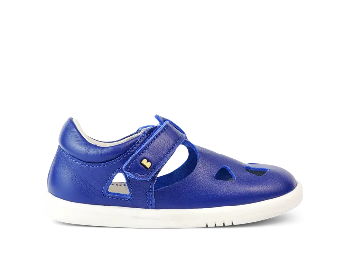 Bobux Step Up Zap Closed Toe Sandal Blueberry