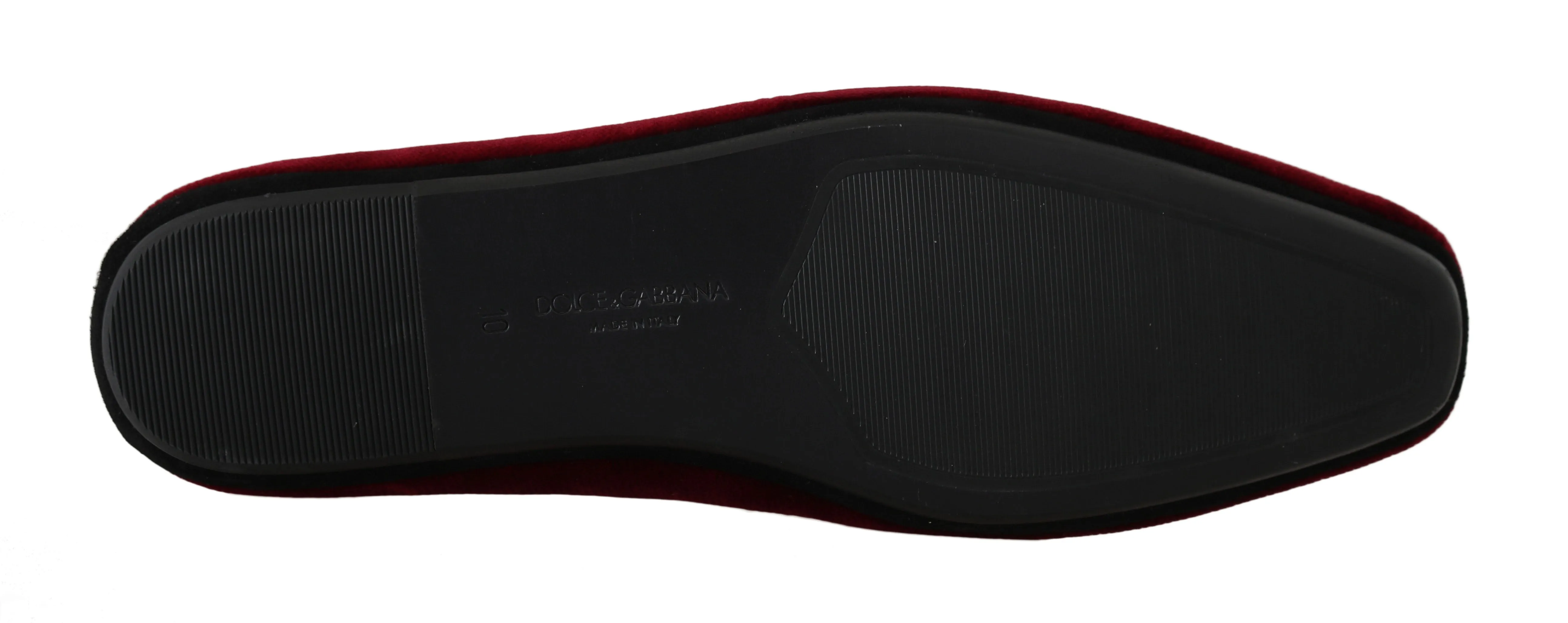 Bordeaux Black Velvet Dress Loafers