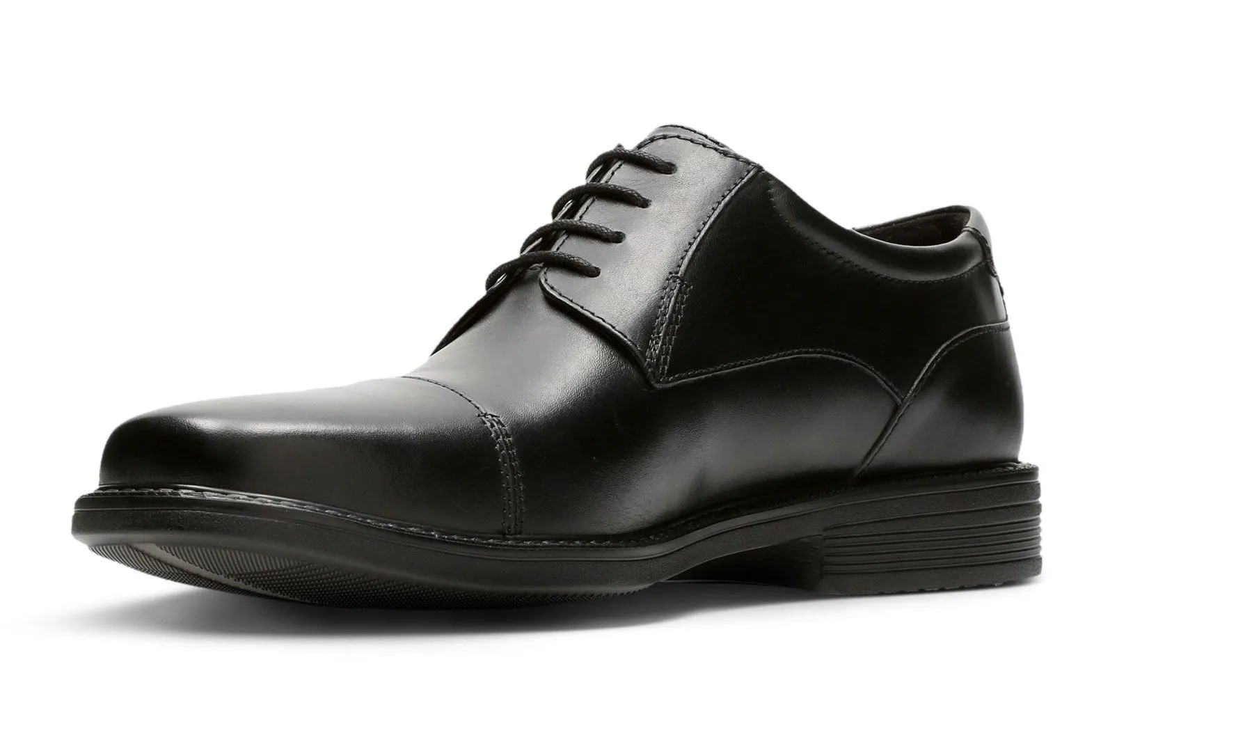 Bostonian Wenham Cap Black Leather 30510