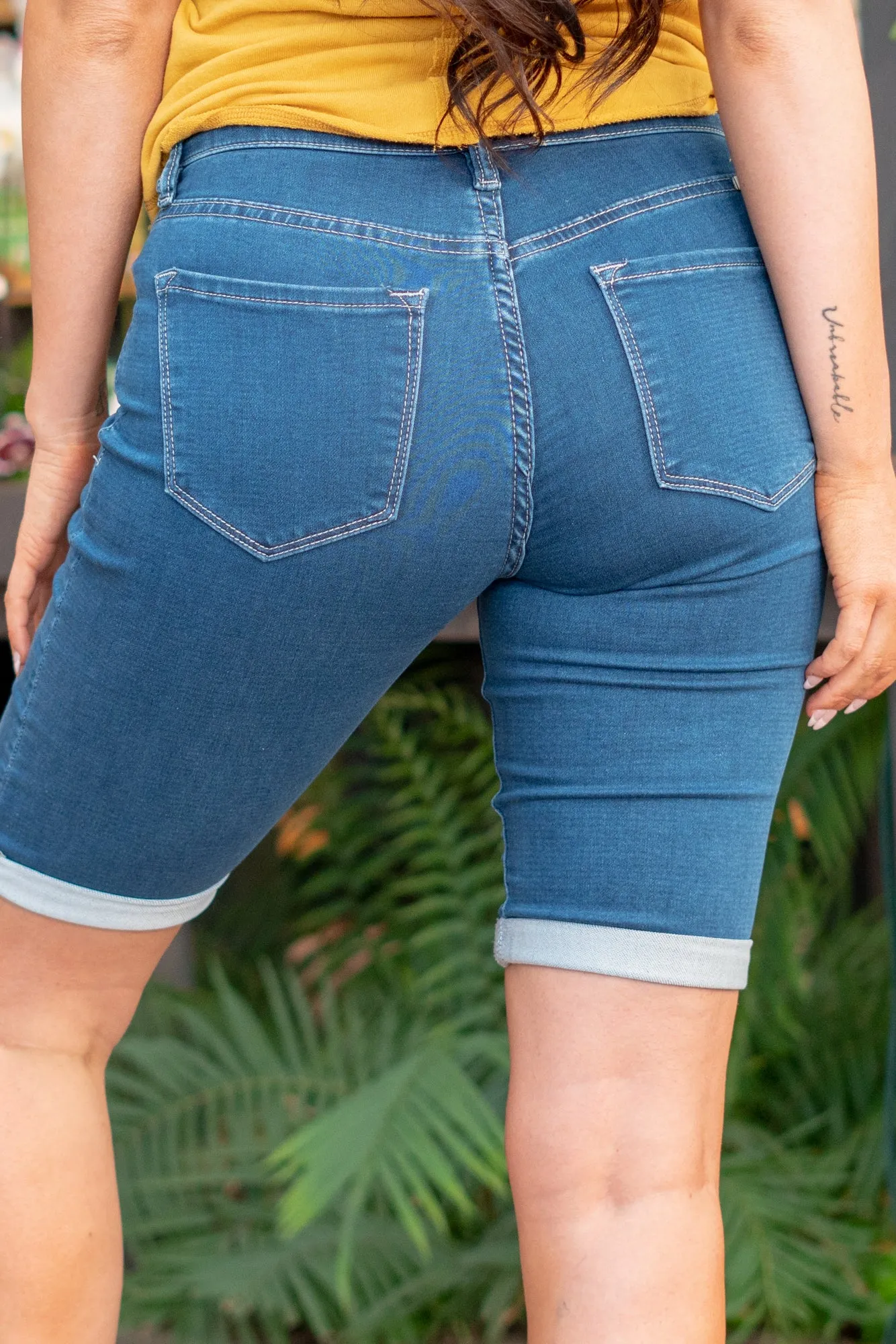 Brea Mid Rise Bermuda Shorts