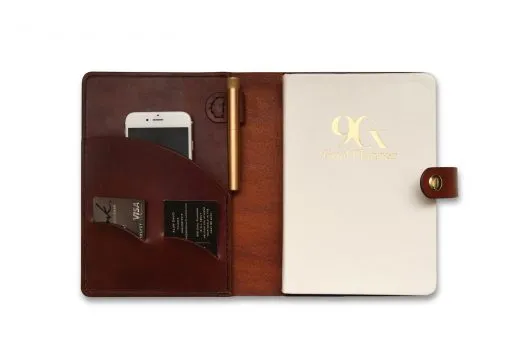 Brown Leather Cover for 90X® Goal Planner