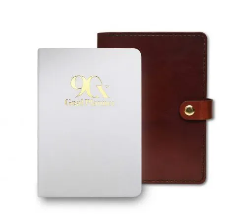 Brown Leather Cover for 90X® Goal Planner
