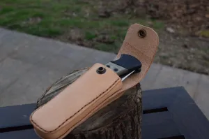 Buck knife leather belt case