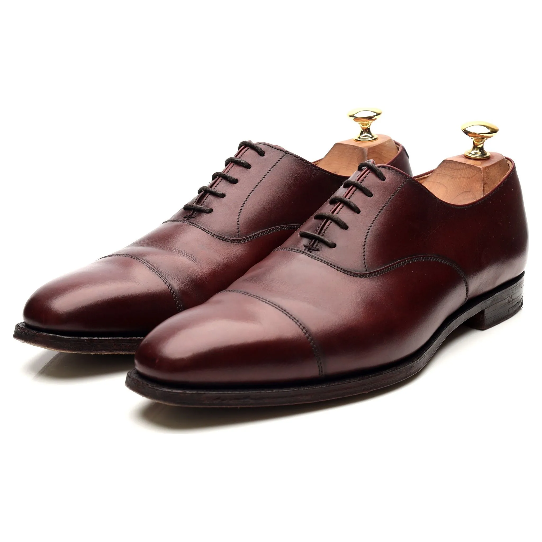 Burgundy Leather Oxford UK 8.5 E