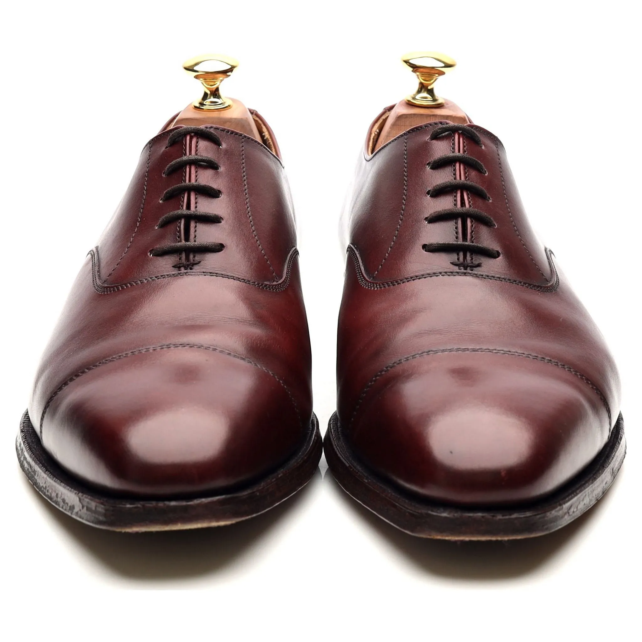 Burgundy Leather Oxford UK 8.5 E