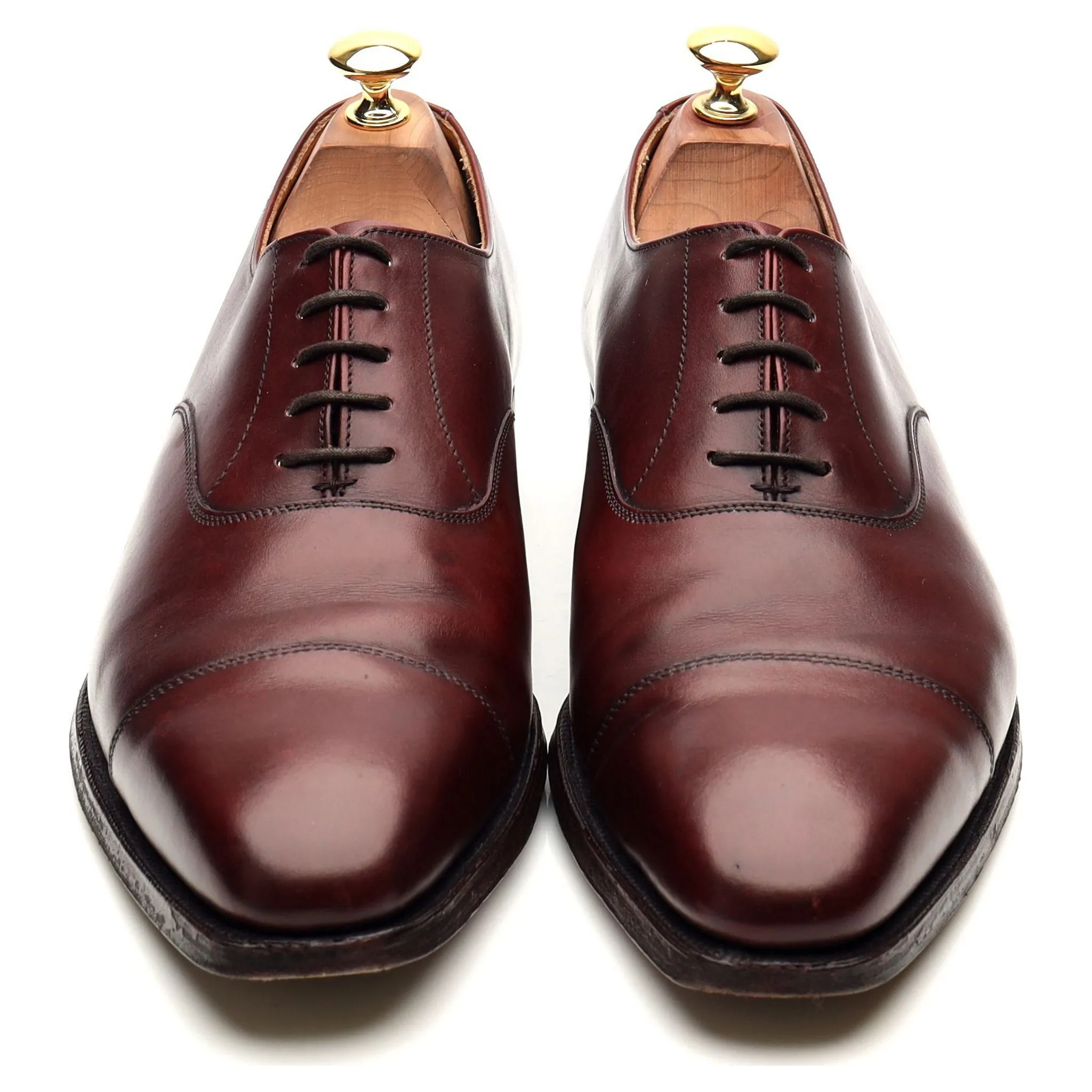 Burgundy Leather Oxford UK 8.5 E