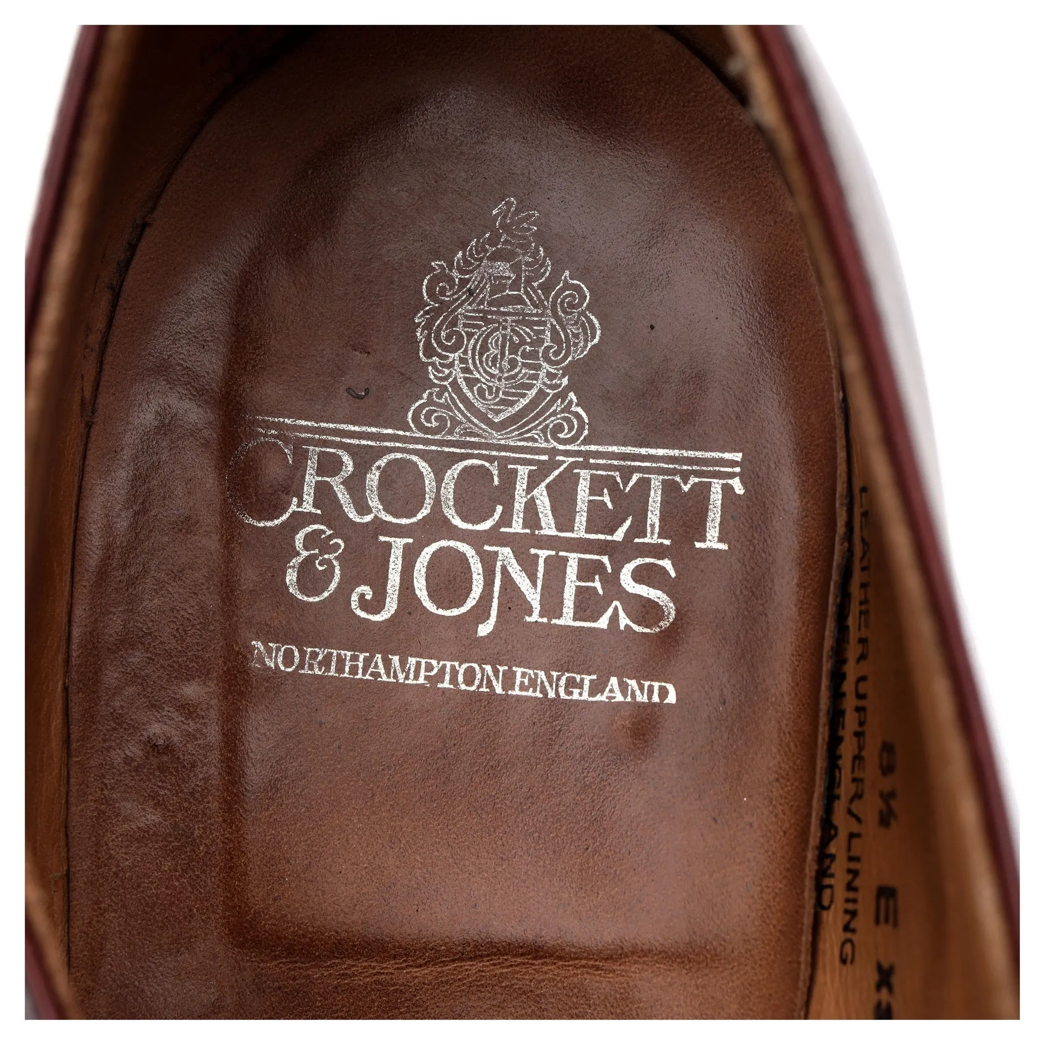 Burgundy Leather Oxford UK 8.5 E