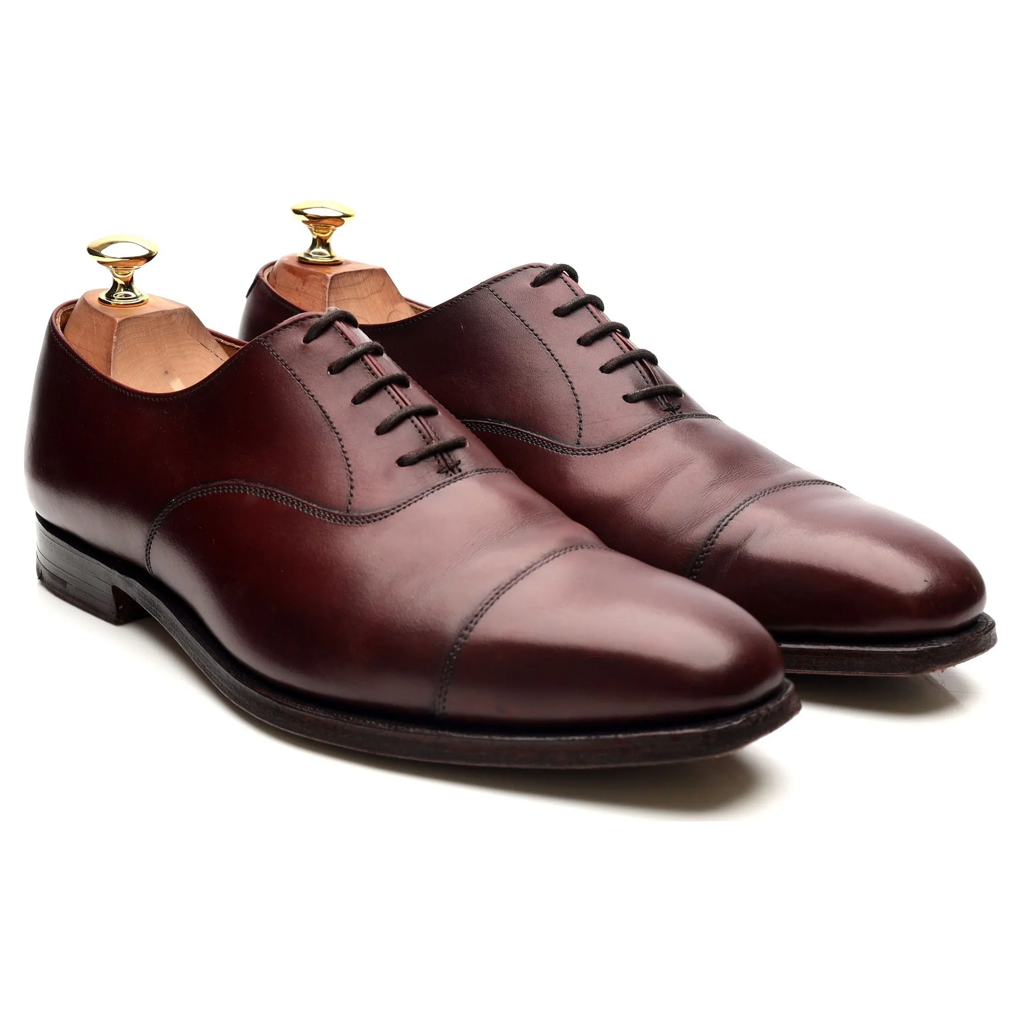 Burgundy Leather Oxford UK 8.5 E