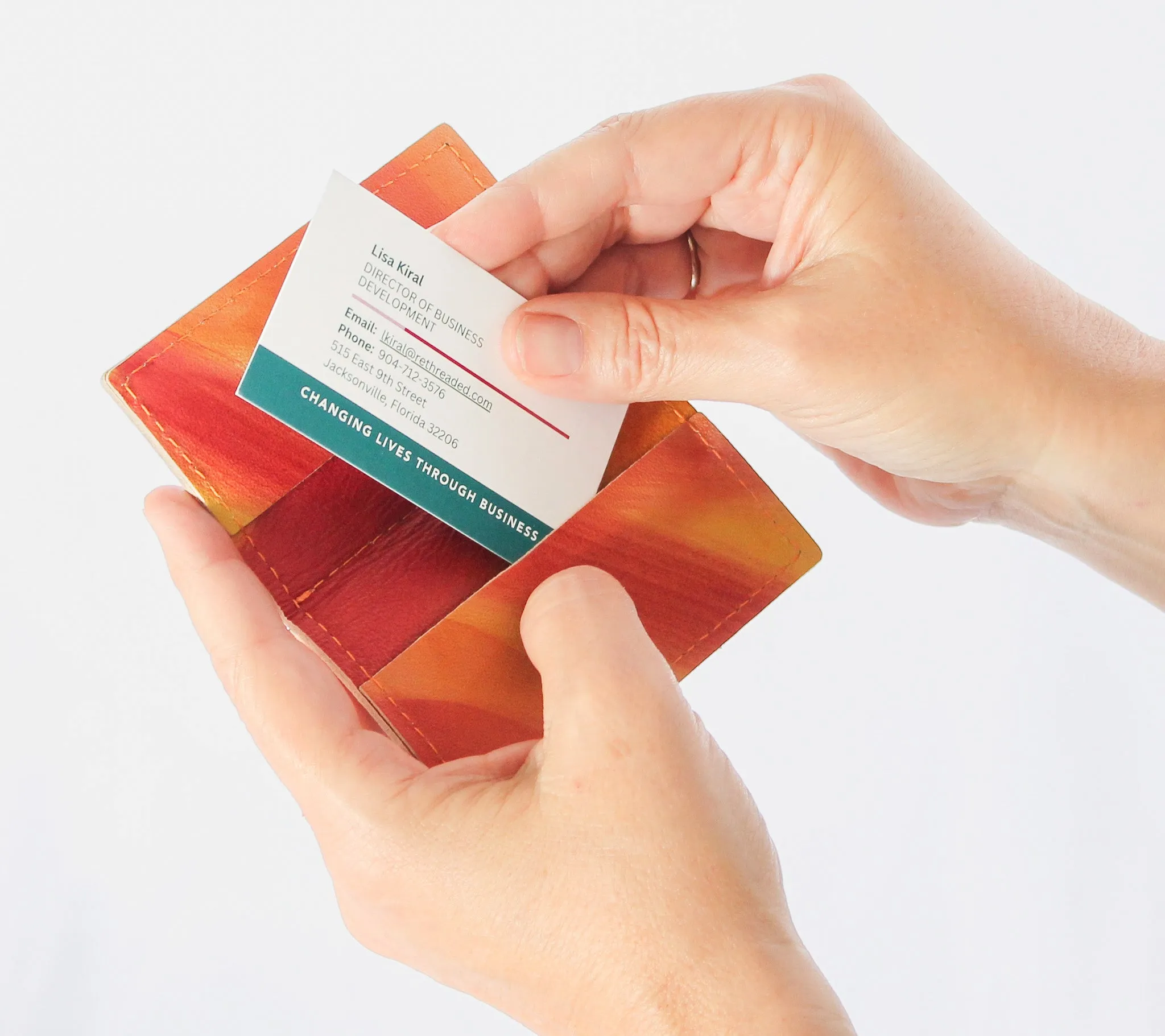 Business Card Holder / Autumnal