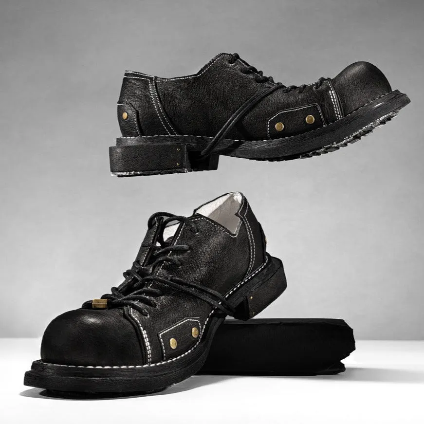 Business commuter leather shoes for men and women all-match
