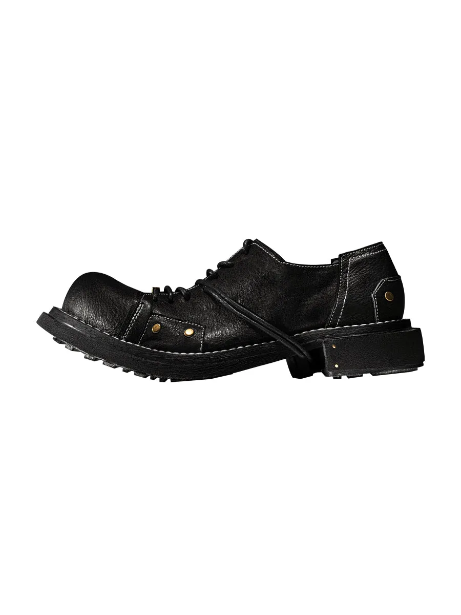 Business commuter leather shoes for men and women all-match