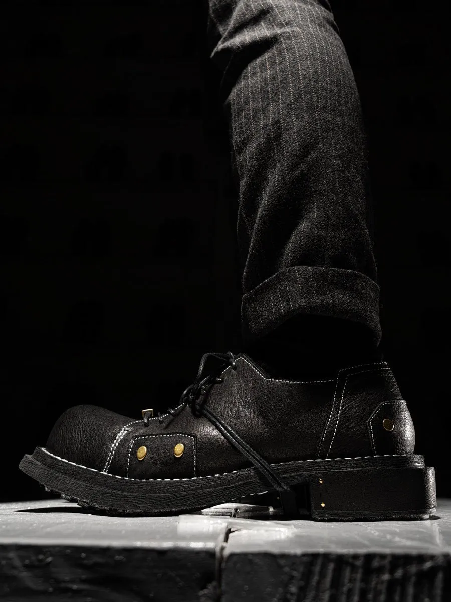 Business commuter leather shoes for men and women all-match