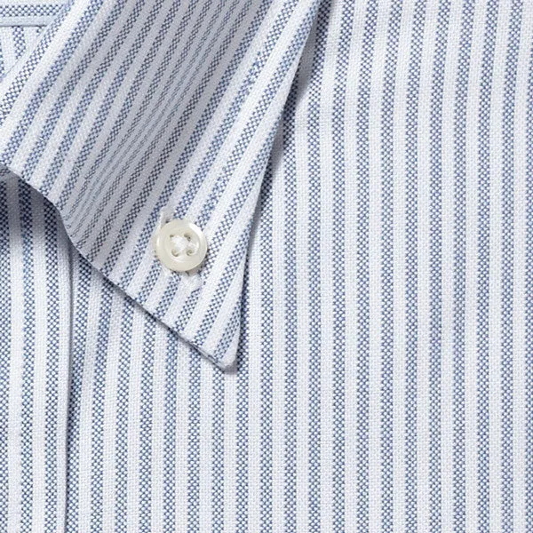 Button Down Oxford Blue Stripe - Big/Tall
