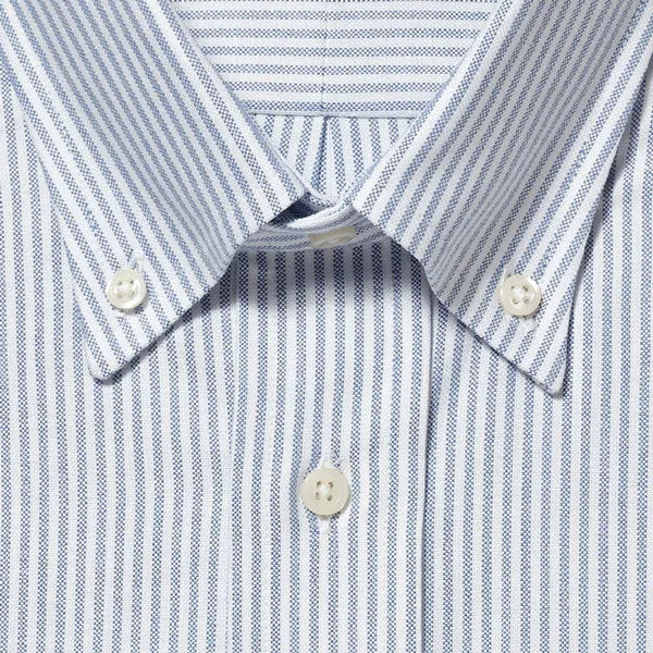 Button Down Oxford Blue Stripe - Big/Tall