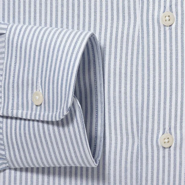 Button Down Oxford Blue Stripe - Big/Tall