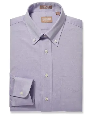 Button Down Pinpoint Lavender - Classic