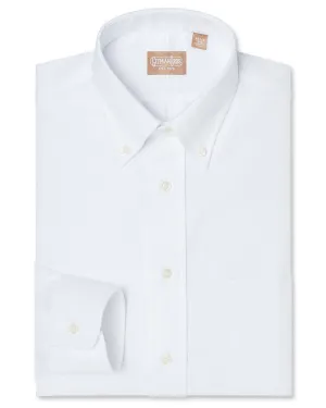 Button Down Royal Oxford White - Classic
