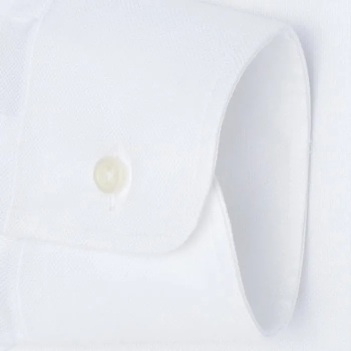 Button Down Royal Oxford White - Classic