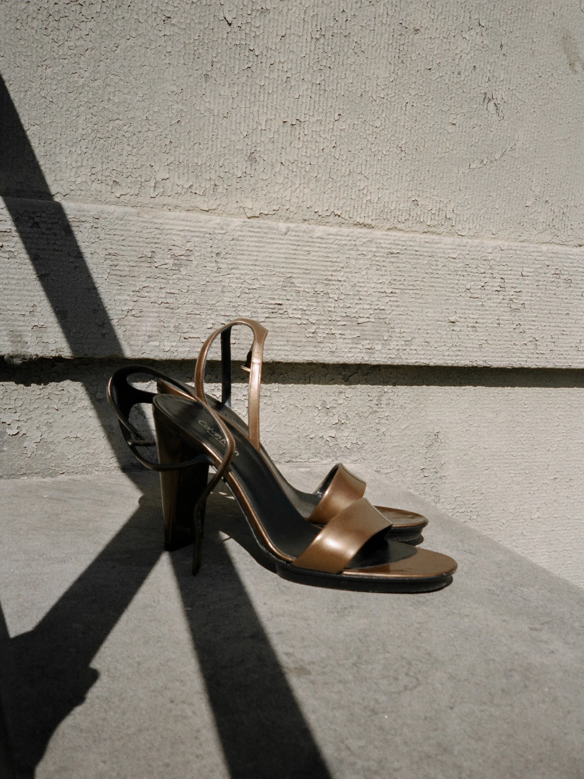 Calvin Klein Copper Patent Heels (7.5)