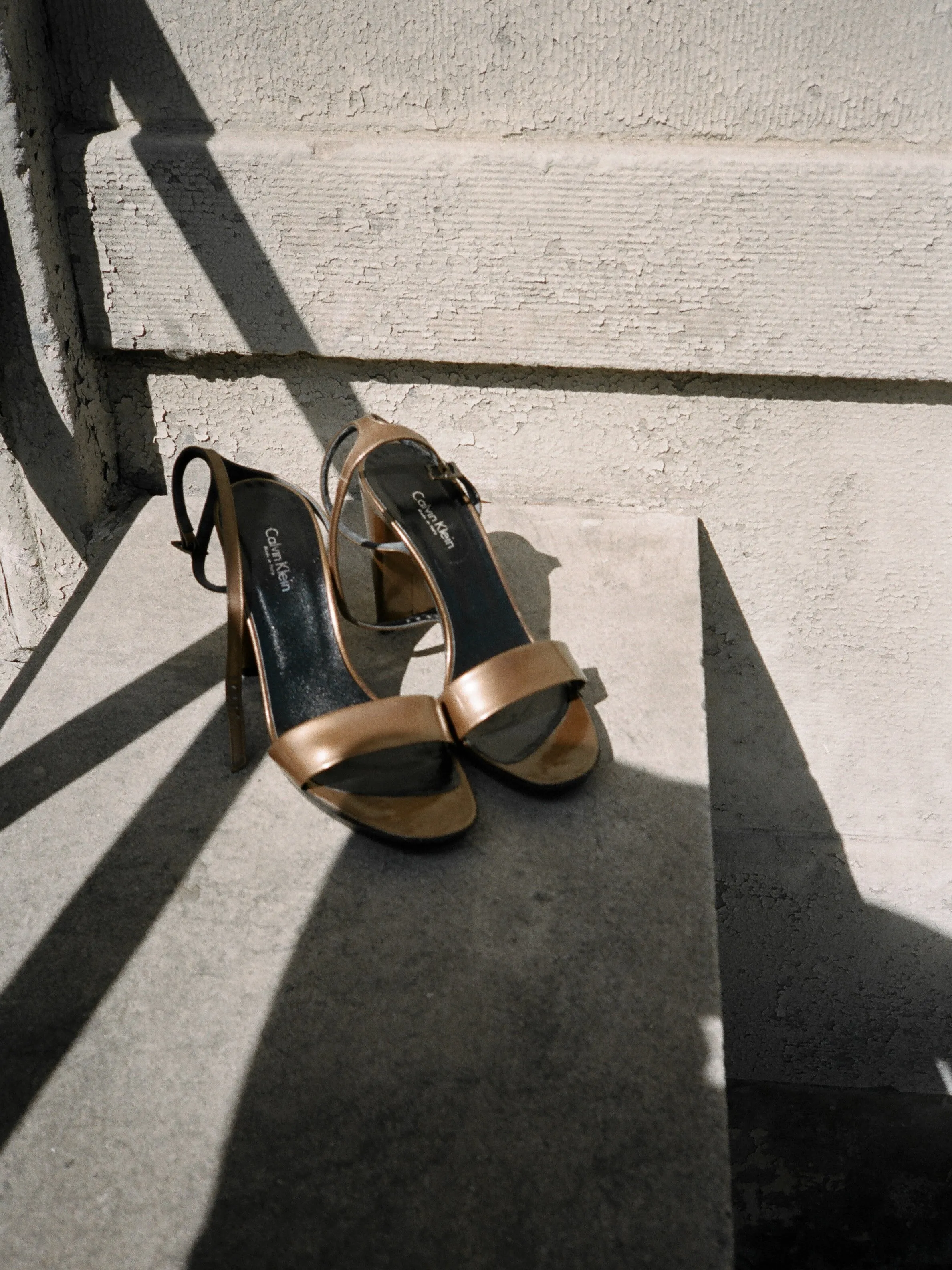 Calvin Klein Copper Patent Heels (7.5)