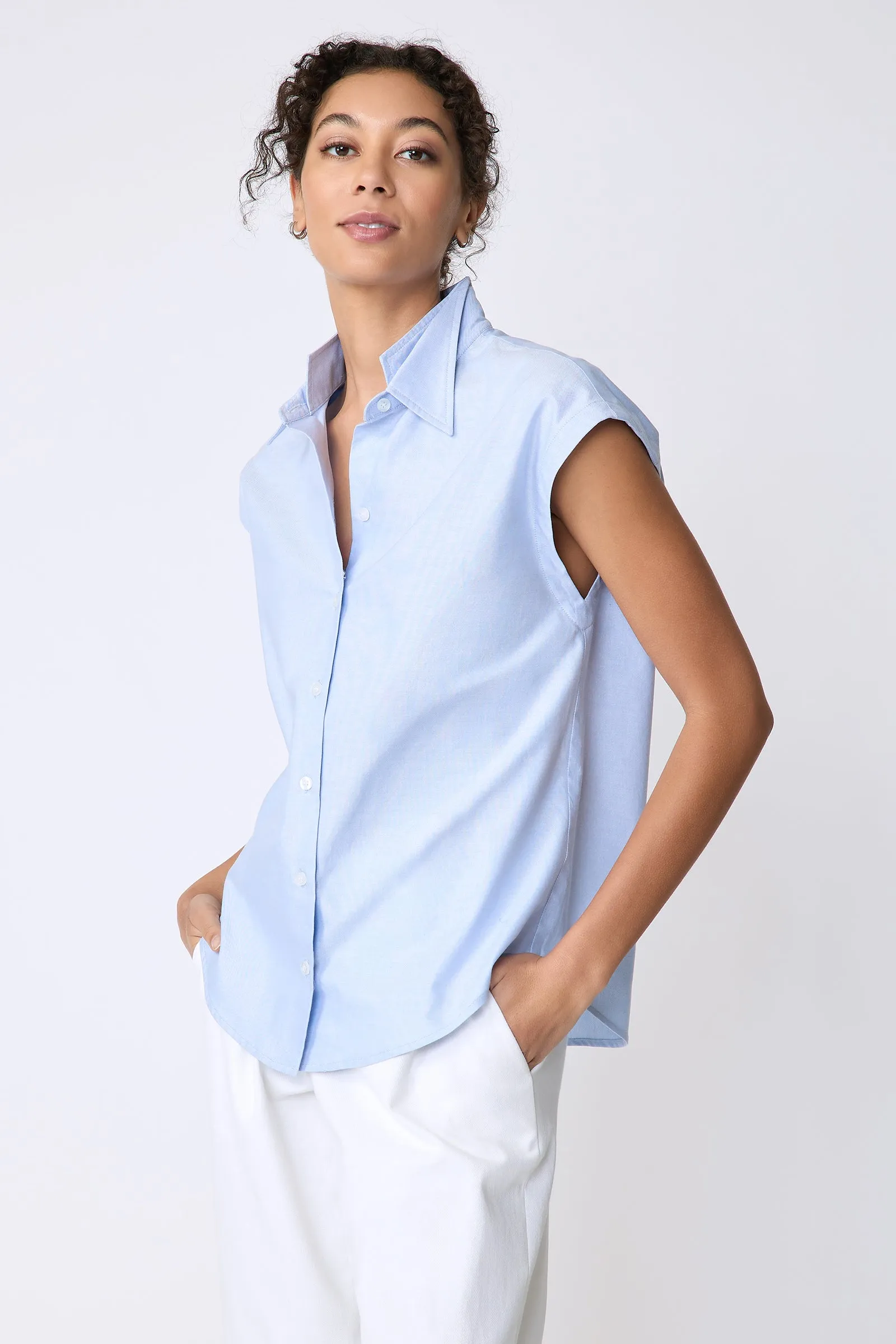 Candice DC Shirt - Blue Oxford