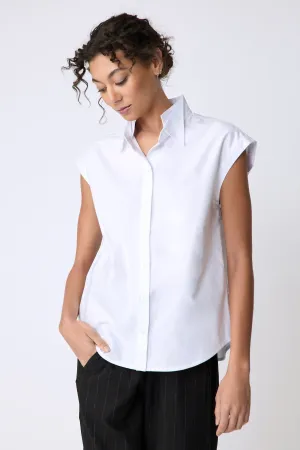Candice DC Shirt in White Oxford