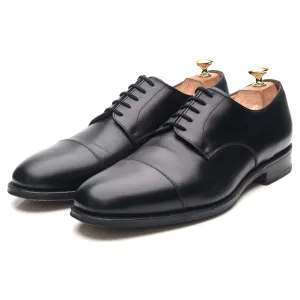 'Cartmel' Black Leather Cap Toe Derby UK 8.5 F