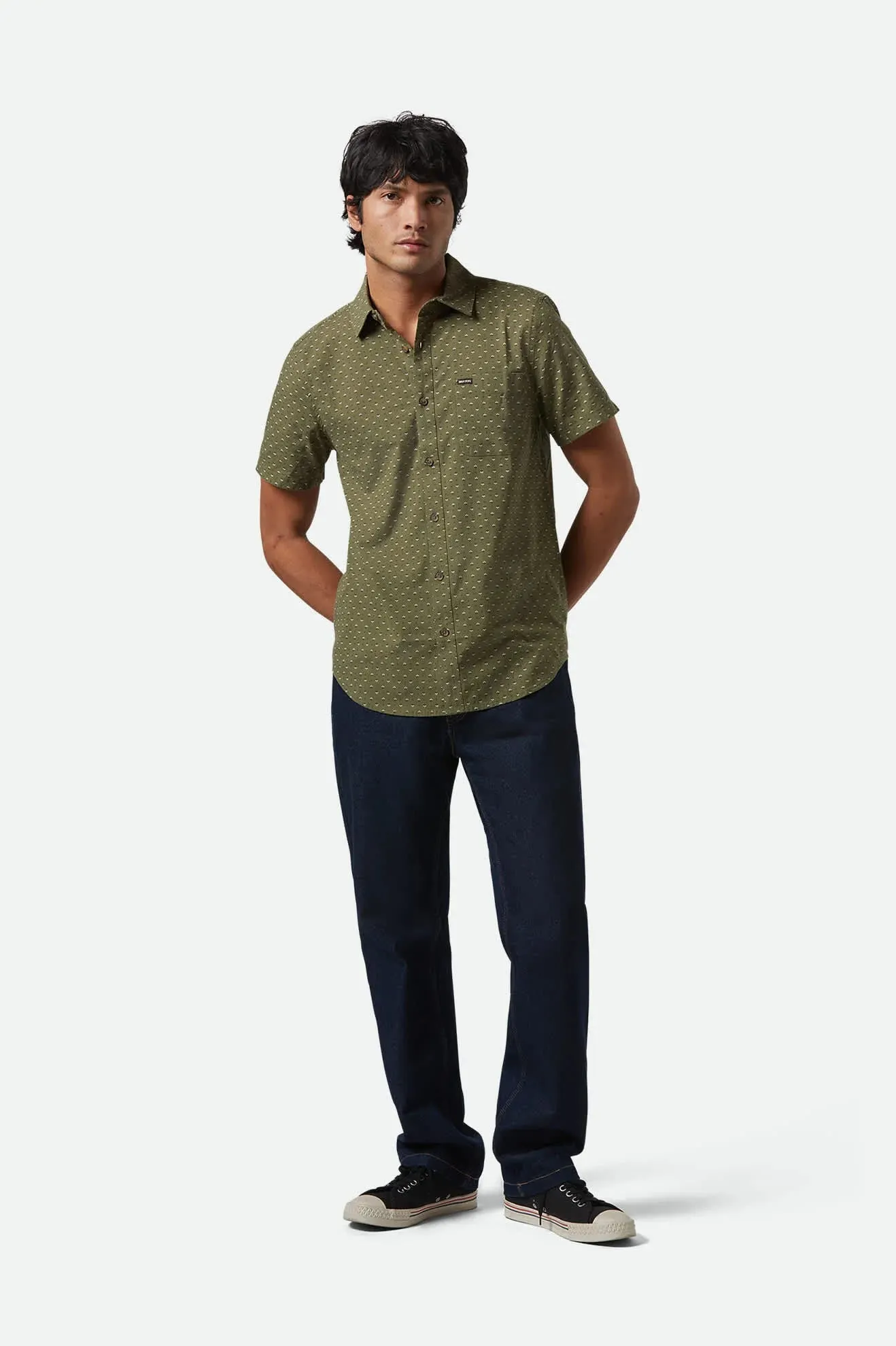 Charter Print Button Up