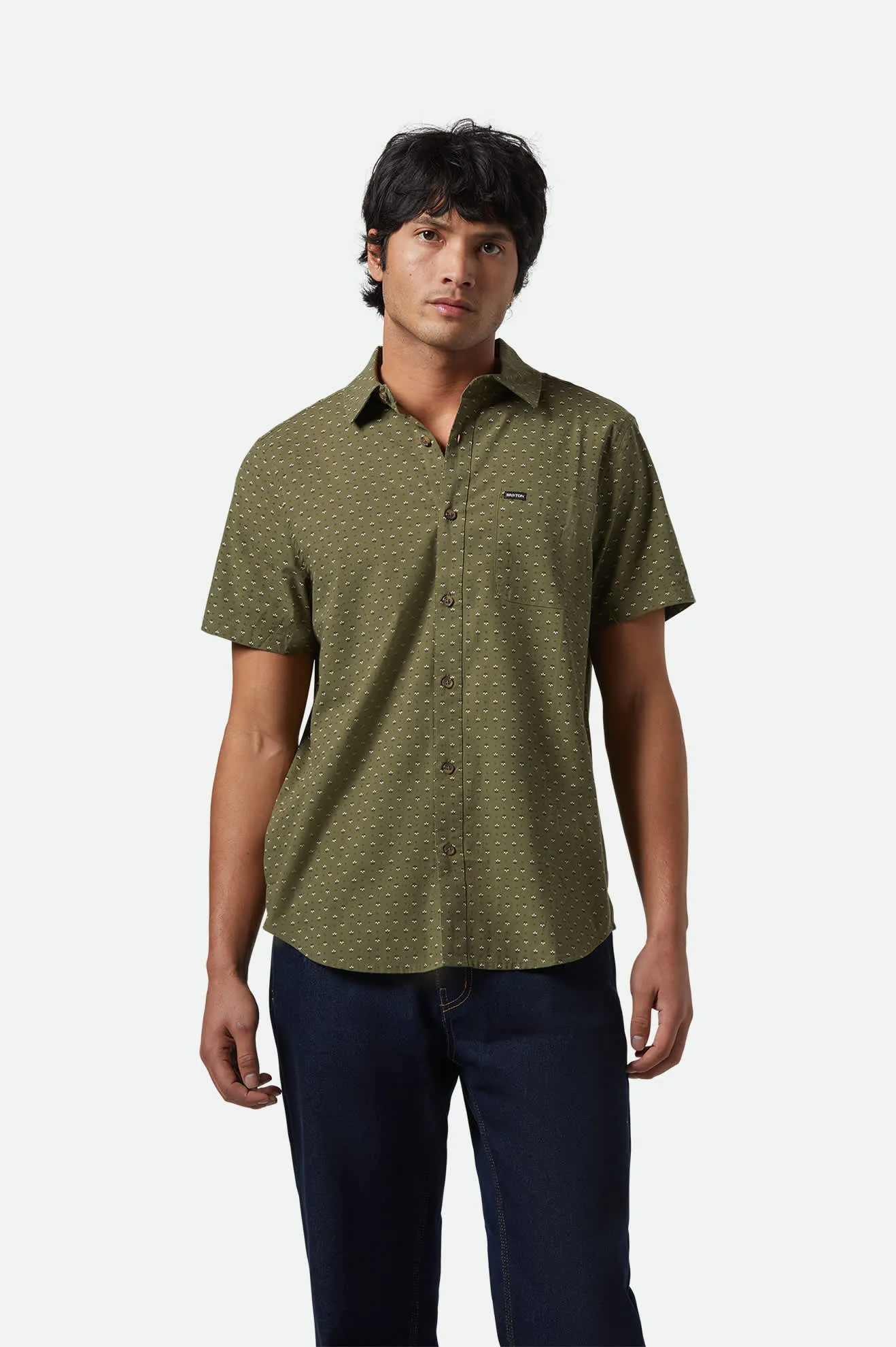 Charter Print Button Up