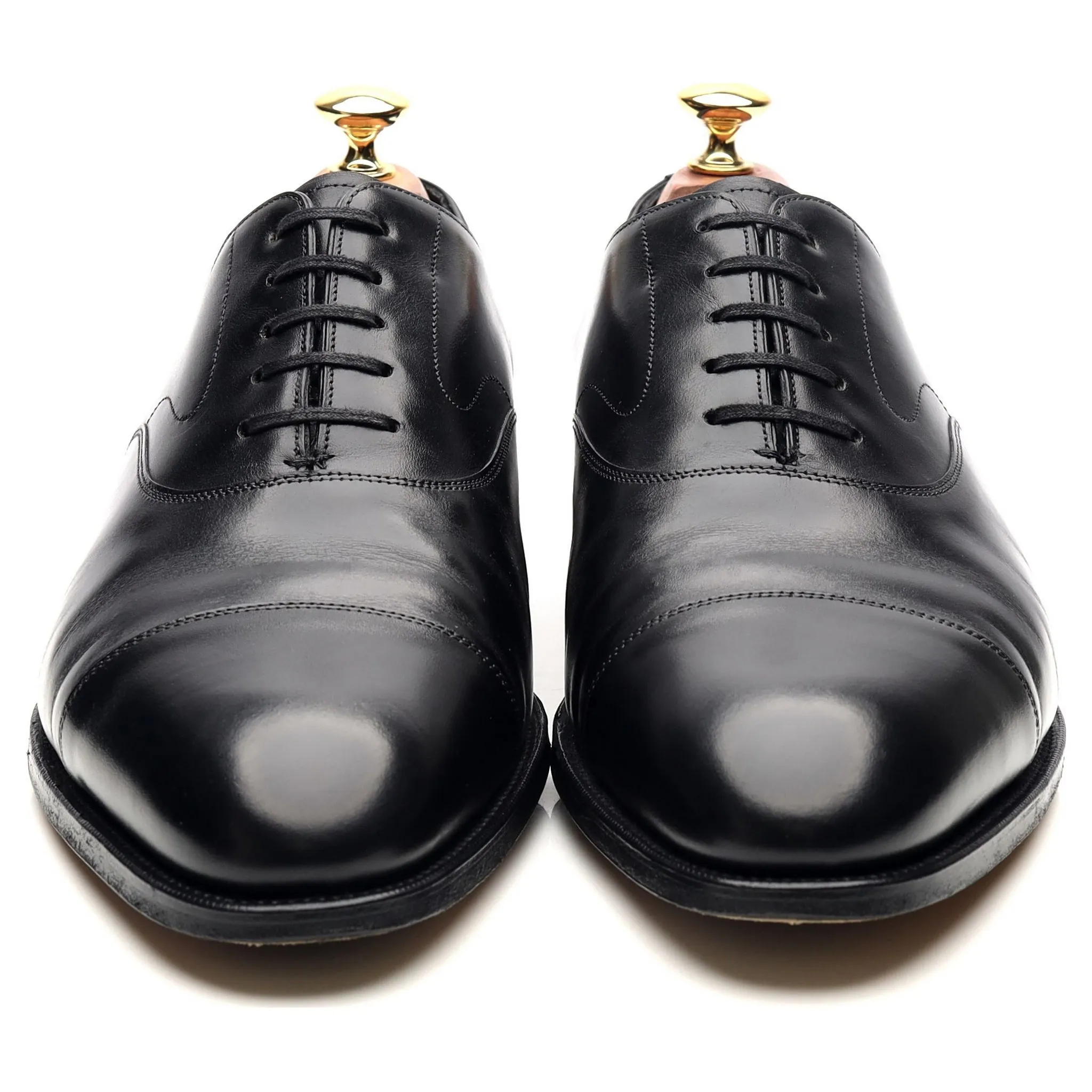 'Chelsea' Black Leather Oxford UK 9.5 E
