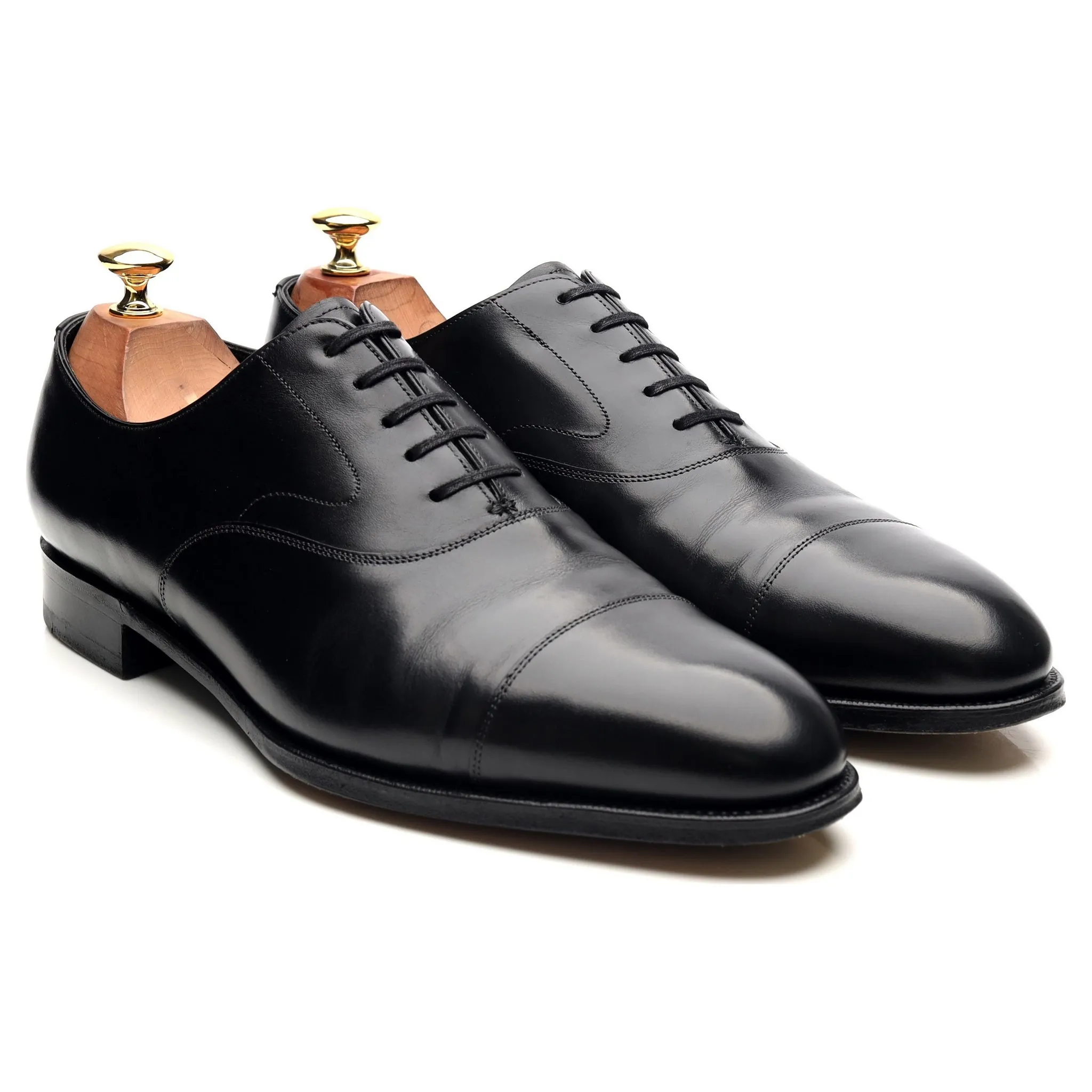 'Chelsea' Black Leather Oxford UK 9.5 E