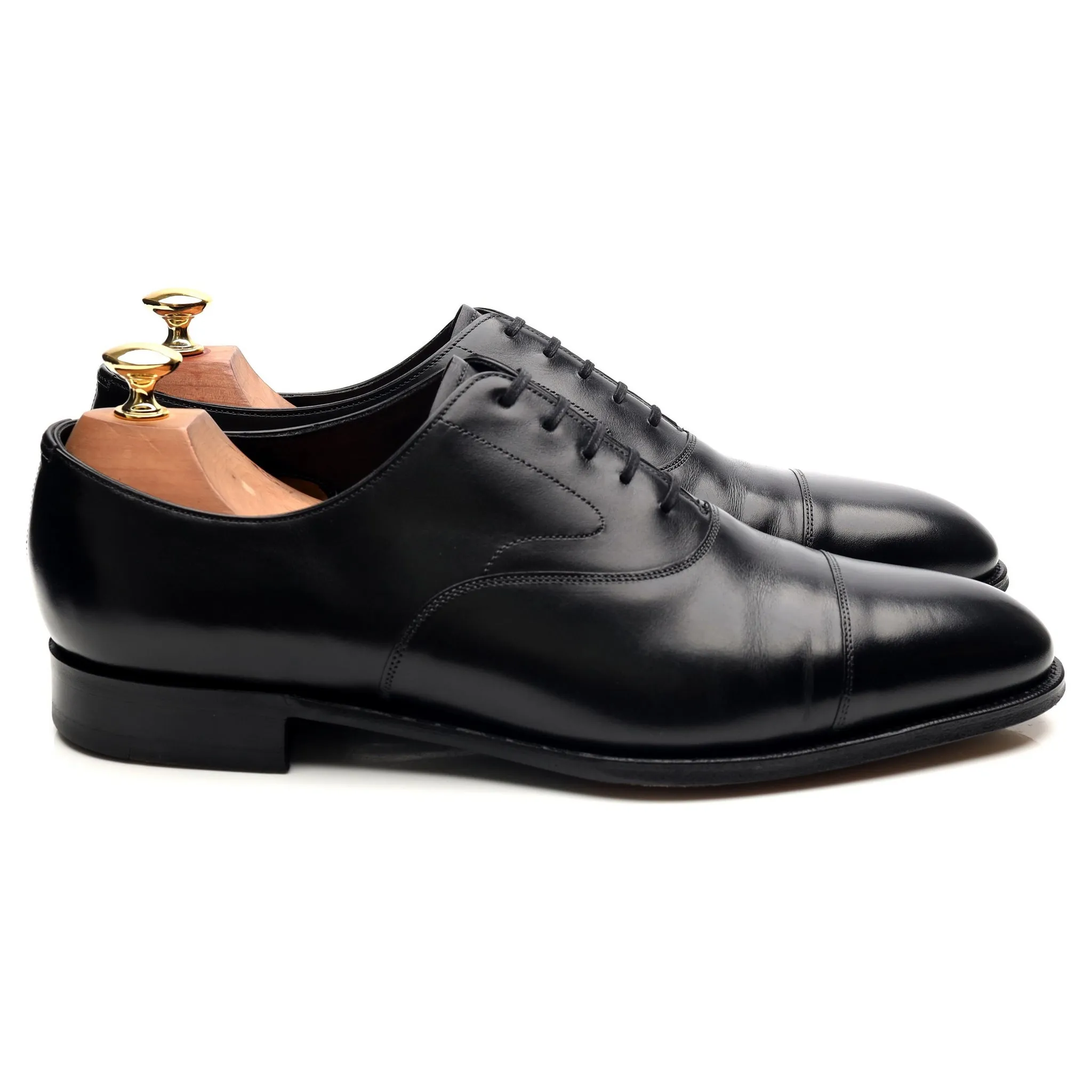 'Chelsea' Black Leather Oxford UK 9.5 E