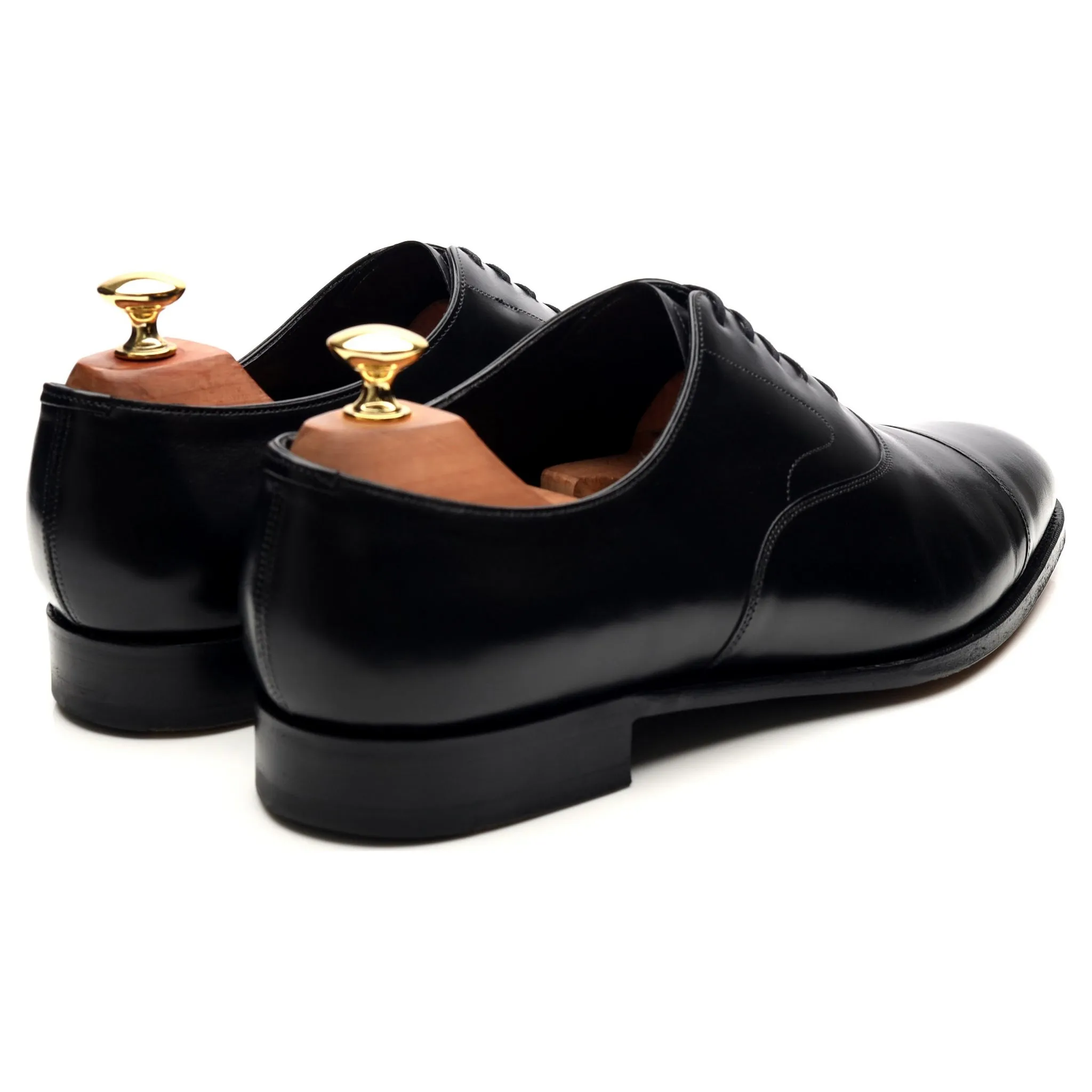 'Chelsea' Black Leather Oxford UK 9.5 E