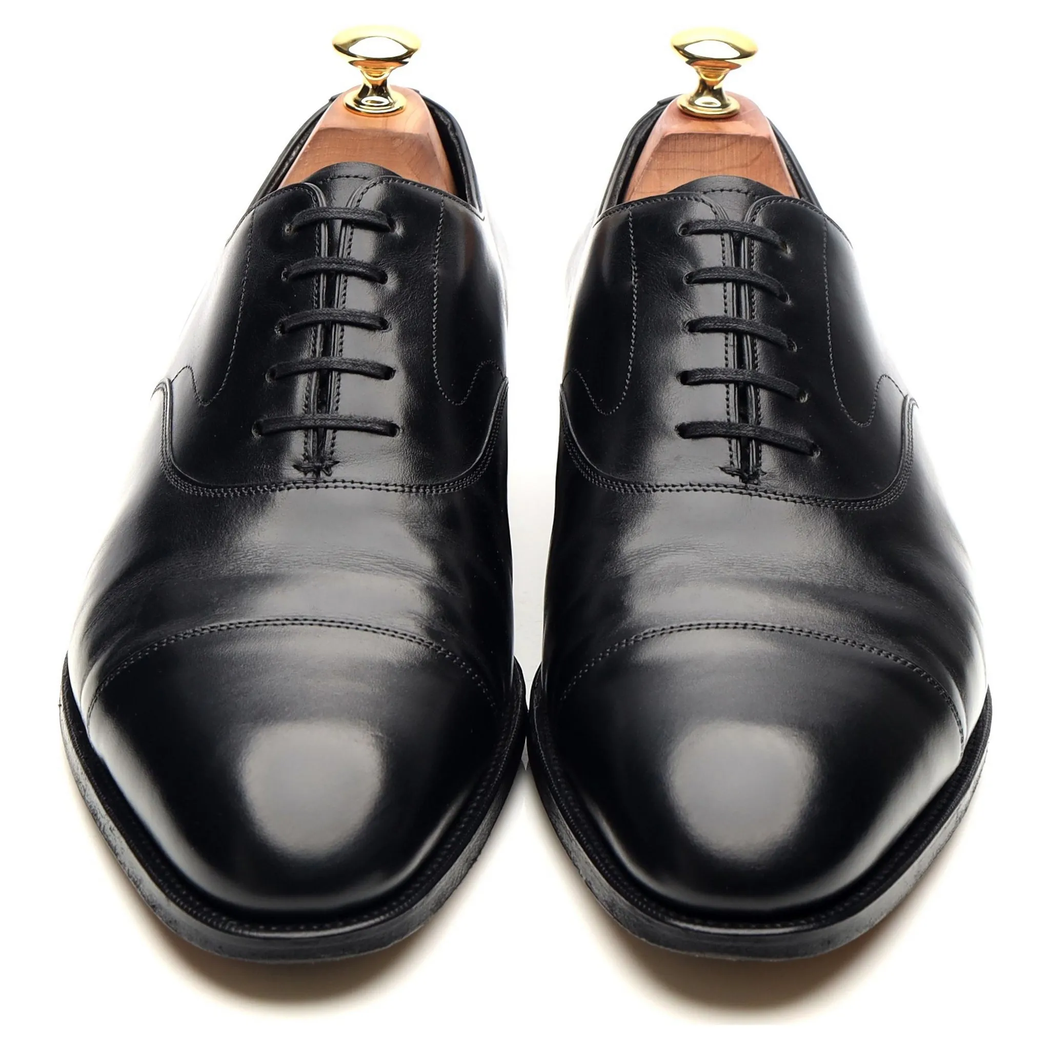 'Chelsea' Black Leather Oxford UK 9.5 E